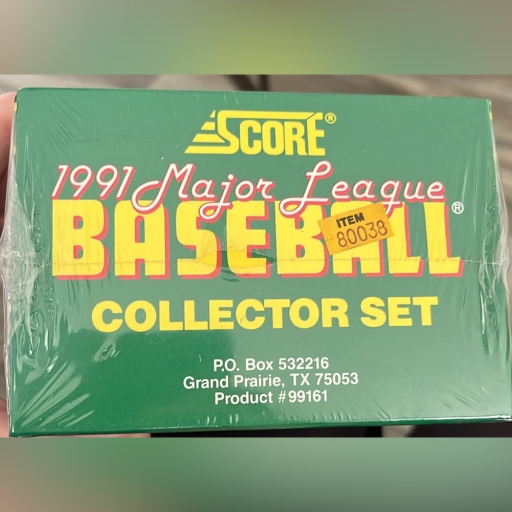 Score 1991 FACTORY SEALED 900 card Major League Baseball Collector Set